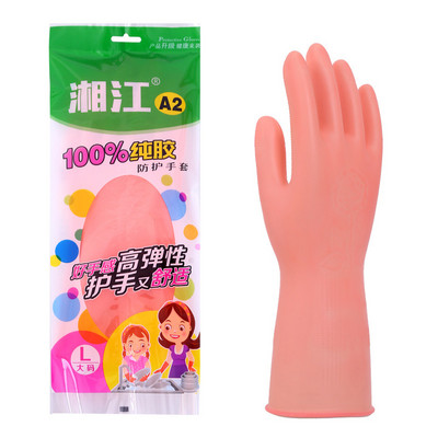 Sarkani zaļi cimdi virtuves mazgāšana mājsaimniecības darbi veļa nesabiezināts latekss liellopu gaļa gumijas cimdi Mājsaimniecības tīrīšanas instrumenti aksesuāri