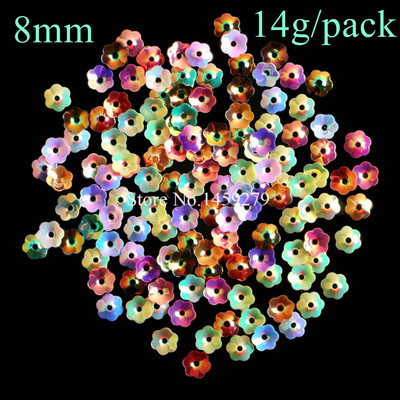 Ballītes vizuļa diametra konfeti jauktas varavīksnes krāsas kauss uzšūšana uz fliteriem DIY kleitas gramentam