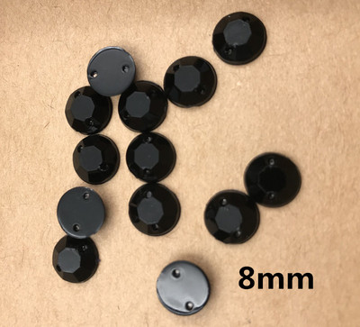 Dažādas formas melna akrila urbjmašīna ar roku šūšana dimanta kāzu apavi DIY rotaslietas aksesuāri brīvi krelles kāzu kleita