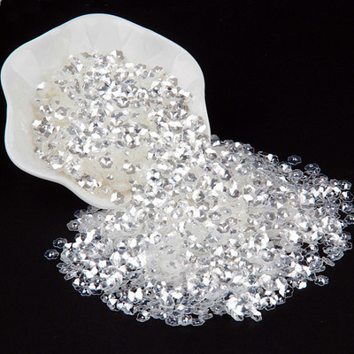 3D Flower Sequin, 6mm, vaļīgs PVC kauss, plūmju ziedu pailletes Lentejuelas DIY šūšanas amatniecības aksesuāri bižutērija 10g/partija