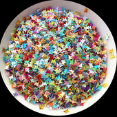 10 g/partija 3 mm mazi tauriņa formas vizuļi, kas paredzēti rokdarbiem, kas paredzēti nagu mākslas manikīram/kāzu dekorēšanai.