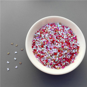 10 g/partija 3 mm mazi tauriņa formas vizuļi, kas paredzēti rokdarbiem, kas paredzēti nagu mākslas manikīram/kāzu dekorēšanai.