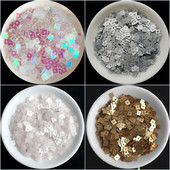 1200gab./partija 4mm plakana kvadrāta formas fliteri Pailletes šūšana Kāzu amatniecība PVC plakana vaļīga vizulis Sieviešu apģērbu aksesuāri