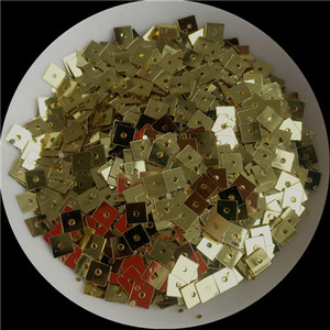 1200gab./partija 4mm plakana kvadrāta formas fliteri Pailletes šūšana Kāzu amatniecība PVC plakana vaļīga vizulis Sieviešu apģērbu aksesuāri