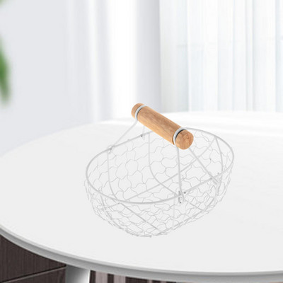 Dzelzs sieta augļu grozs fotoattēlu rekvizīti Atkārtoti lietojams dekors Virtuve zemniecisks maizes glabātuve pieliekamajam vannas istaba uz galda restorāns, pikniks