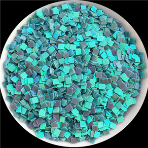 10g (4000gab.) Izmērs 2,5*2,5mm Plakana kvadrāta formas vaļīgi fliteri Pailletes nagu mākslas darbiem, nagu vizuļi, kāzu dekorācijas konfeti