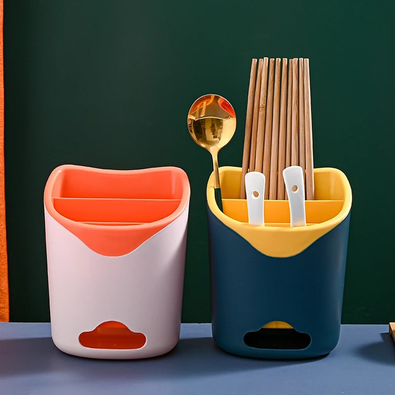 1Gb Virtuves piederumi Pie sienas piekaramie Irbulīši Karote Dakša Organizators Grozs Irbulīši Virtuves piederumi Galda piederumi Drenāžas rīks