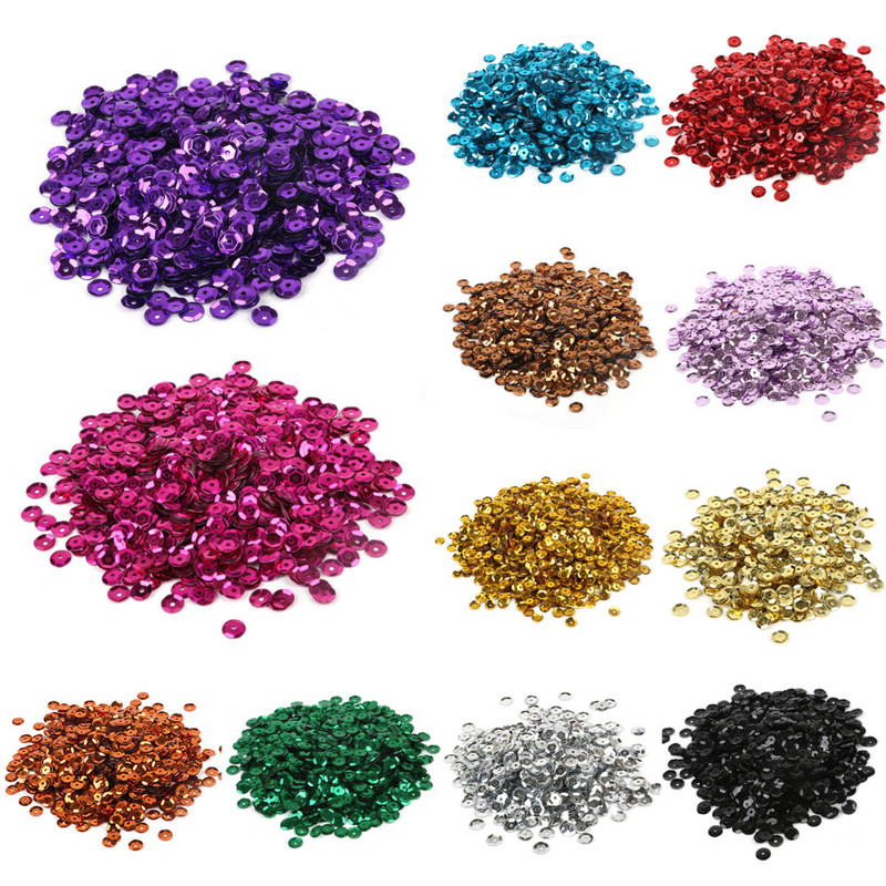 6 χιλιοστά Μείγμα Χρώμα 1200 τμχ/παρτίδα (20 γρ./παρτίδα) Φόρεμα για ράψιμο ρούχων DIY Διακοσμήσεις Φόρεμα Ραπτικής Παγιάς