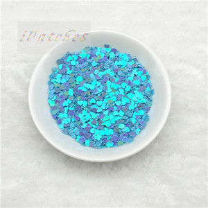 20g 3mm Mīlestības Sirds Forma Brīvi Sequins Glitter Paillette Kāzu rotājumi DIY Nagu Skaistumkopšanas Uzlīmes Jauka manikīra paljetter