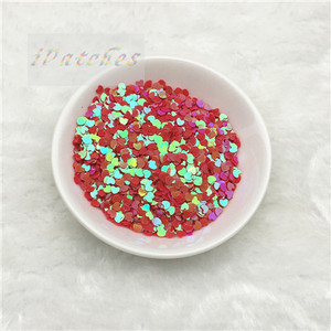 20g 3mm Mīlestības Sirds Forma Brīvi Sequins Glitter Paillette Kāzu rotājumi DIY Nagu Skaistumkopšanas Uzlīmes Jauka manikīra paljetter