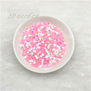 20g 3mm Mīlestības Sirds Forma Brīvi Sequins Glitter Paillette Kāzu rotājumi DIY Nagu Skaistumkopšanas Uzlīmes Jauka manikīra paljetter