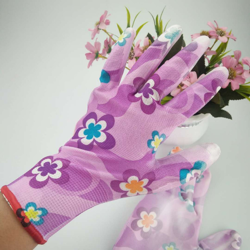 1 paar töökindaid libisemiskindlad majapidamiskindad istutushoovi puhastamine palmiga kaetud lillelised aiakindad