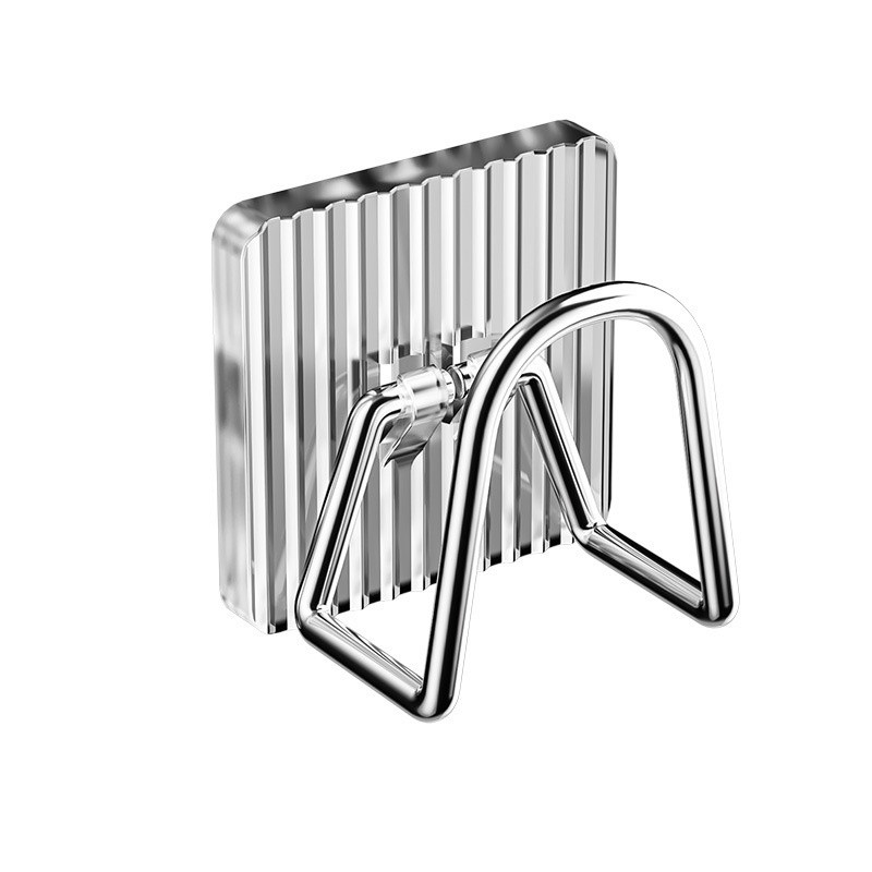 Akrila sūkļa notekas statīvs Daudzfunkcionāls nerūsējošā tērauda izlietnes sienas notekas statīvs mājsaimniecības virtuve bez perforācijas uzglabāšanas statīvs