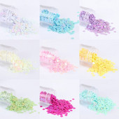 2000 vnt Spalvingi blizgučiai, skaidrūs apvalūs padėklai, nagų dekoravimas, siuvimas vestuvinių suknelių priedai „pasidaryk pats“ siuvimo medžiaga 4 mm