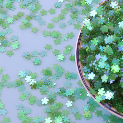 20g 5 mm ķiršu ziedu vaļīgi vizuļi rokdarbiem Sakuras Paillettes Glitter Confetti DIY Nail Arts Manikīra Dekorācijas piederumi