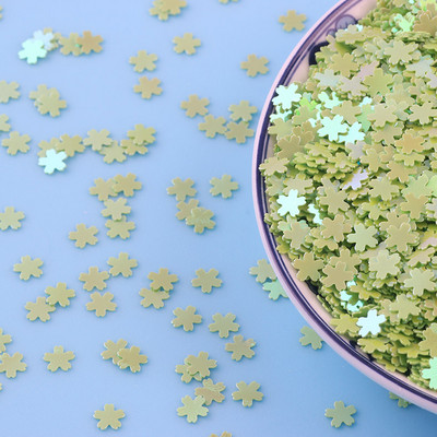 20g 5 mm ķiršu ziedu vaļīgi vizuļi rokdarbiem Sakuras Paillettes Glitter Confetti DIY Nail Arts Manikīra Dekorācijas piederumi