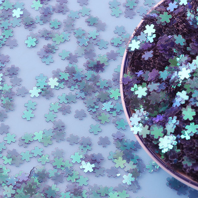 20g 5 mm ķiršu ziedu vaļīgi vizuļi rokdarbiem Sakuras Paillettes Glitter Confetti DIY Nail Arts Manikīra Dekorācijas piederumi