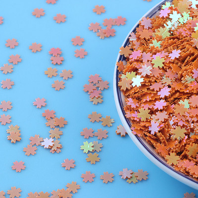 20g 5 mm ķiršu ziedu vaļīgi vizuļi rokdarbiem Sakuras Paillettes Glitter Confetti DIY Nail Arts Manikīra Dekorācijas piederumi