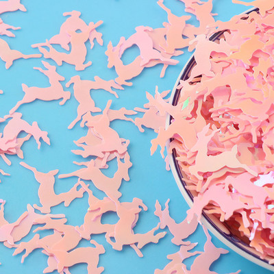 10g/partija Karikatūra Princess Fairy Brieža Paillettes Brīvi vizuļi amatniecībai Izgatavojiet DIY kāzu dekorācijas ar spīdīgu nagu mākslas konfeti