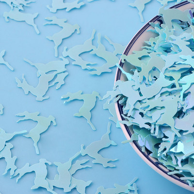 10g/partija Karikatūra Princess Fairy Brieža Paillettes Brīvi vizuļi amatniecībai Izgatavojiet DIY kāzu dekorācijas ar spīdīgu nagu mākslas konfeti