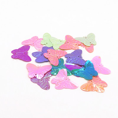 30 buc/pachet 22*30mm fluture paiete paiete amestecat laser PVC Paillettes cusut nunta artizanat DIY articole de îmbrăcăminte Lentejuelas accesorii