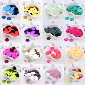 28 Χρώματα 90 τμχ 20 χιλιοστά Επίπεδες στρογγυλές πούλιες PVC Χαλαρές παγιέτες Ράψιμο Wedding Craft For Party Decor Υφασμάτινα παπούτσια ραψίματος Προμηθευτές