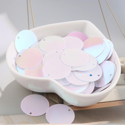 28 krāsas 90gab 20mm plakana apaļa PVC brīvi fliteri Pailletes šūšana kāzu amatniecība ballīšu dekorēšanai Auduma apavu šūšanas piegādātāji