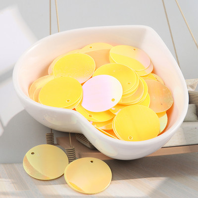 28 krāsas 90gab 20mm plakana apaļa PVC brīvi fliteri Pailletes šūšana kāzu amatniecība ballīšu dekorēšanai Auduma apavu šūšanas piegādātāji