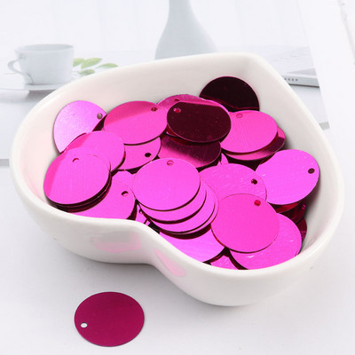 28 krāsas 90gab 20mm plakana apaļa PVC brīvi fliteri Pailletes šūšana kāzu amatniecība ballīšu dekorēšanai Auduma apavu šūšanas piegādātāji