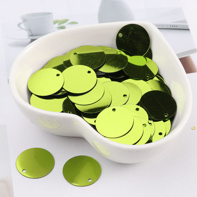 28 krāsas 90gab 20mm plakana apaļa PVC brīvi fliteri Pailletes šūšana kāzu amatniecība ballīšu dekorēšanai Auduma apavu šūšanas piegādātāji