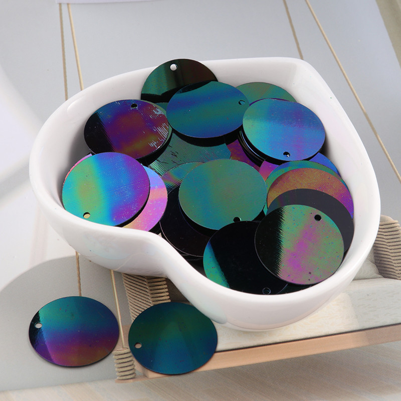 28 krāsas 90gab 20mm plakana apaļa PVC brīvi fliteri Pailletes šūšana kāzu amatniecība ballīšu dekorēšanai Auduma apavu šūšanas piegādātāji