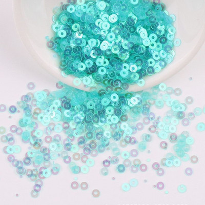 3 mm, 10 g Mini vizulis, plakans, apaļš PVC brīvs rokdarbiem Rotaslietas Izgatavošana Amatniecība Šūšana Apģērbu Dekorācija DIY aksesuārs