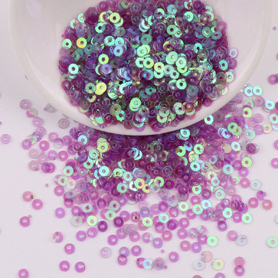 3 mm, 10 g Mini vizulis, plakans, apaļš PVC brīvs rokdarbiem Rotaslietas Izgatavošana Amatniecība Šūšana Apģērbu Dekorācija DIY aksesuārs