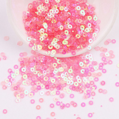 3 mm, 10 g Mini vizulis, plakans, apaļš PVC brīvs rokdarbiem Rotaslietas Izgatavošana Amatniecība Šūšana Apģērbu Dekorācija DIY aksesuārs