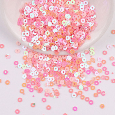 3 mm, 10 g Mini vizulis, plakans, apaļš PVC brīvs rokdarbiem Rotaslietas Izgatavošana Amatniecība Šūšana Apģērbu Dekorācija DIY aksesuārs