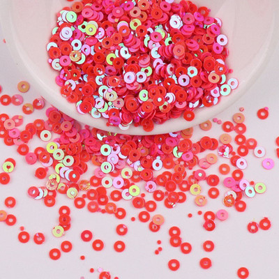 3 mm, 10 g Mini vizulis, plakans, apaļš PVC brīvs rokdarbiem Rotaslietas Izgatavošana Amatniecība Šūšana Apģērbu Dekorācija DIY aksesuārs