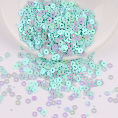 3 mm, 10 g Mini vizulis, plakans, apaļš PVC brīvs rokdarbiem Rotaslietas Izgatavošana Amatniecība Šūšana Apģērbu Dekorācija DIY aksesuārs