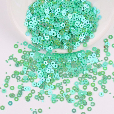 3 mm, 10 g Mini vizulis, plakans, apaļš PVC brīvs rokdarbiem Rotaslietas Izgatavošana Amatniecība Šūšana Apģērbu Dekorācija DIY aksesuārs