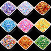 1000Gb 6mm plūmju ziedu vizulis PVC caurumu vizulis rokdarbiem Pailletes kāzu šūšana rokdarbu dekors DIY Lentejuela aksesuāri