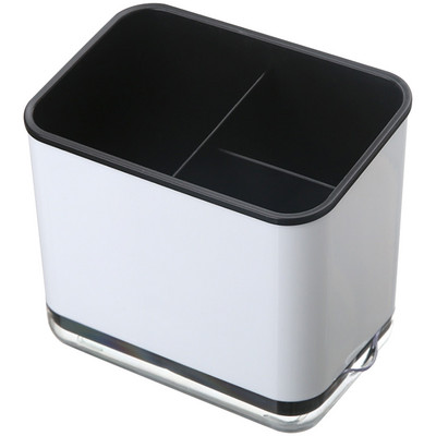 Irbulīša karotes uzglabāšanas turētājs Daudzfunkcionāls plastmasas drenāžas notekas divslāņu galda piederumi nazis dakša notekas statīvi Virtuves instrumenti