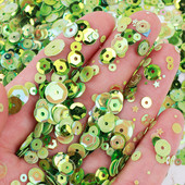 Random Mix PVC plakana vaļīga šūšana sequins Star Paillettes kāzu kleitām amatniecības piederumi Lentejuelas Para Coser D0509