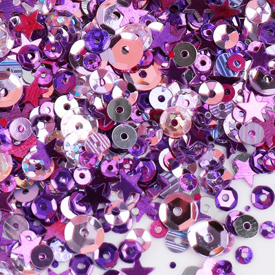 Random Mix PVC plakana vaļīga šūšana sequins Star Paillettes kāzu kleitām amatniecības piederumi Lentejuelas Para Coser D0509