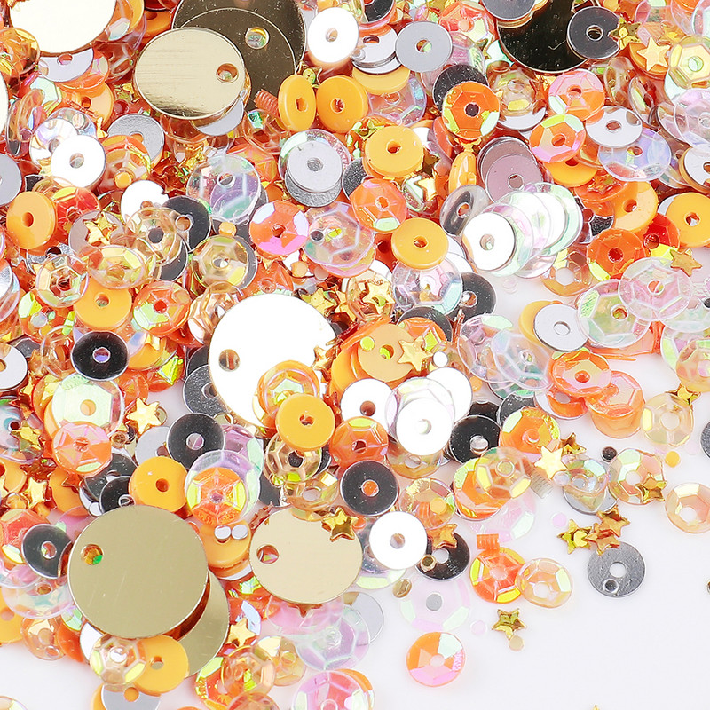 Random Mix PVC plakana vaļīga šūšana sequins Star Paillettes kāzu kleitām amatniecības piederumi Lentejuelas Para Coser D0509