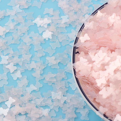 20g/partija Plakana zvaigzne Butterfly Sequin PVC vaļīgi fliteri Amatniecība Konfeti Paillettes Nagu māksla DIY Kāzu šūšana Rokdarbu dekorēšana