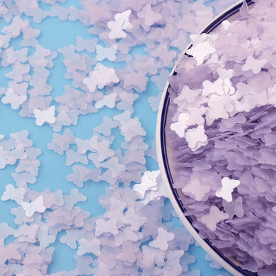 20g/partija Plakana zvaigzne Butterfly Sequin PVC vaļīgi fliteri Amatniecība Konfeti Paillettes Nagu māksla DIY Kāzu šūšana Rokdarbu dekorēšana