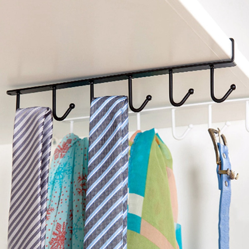 6 konksu metallist riiulialune kruusi tassi kapihoidja koduköögi korraldaja Rippriiuli hoidik Puntsivaba seinakapp konksu riidepuu