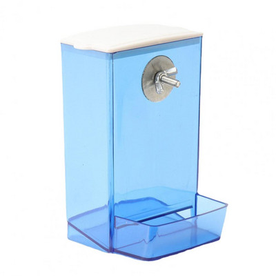 Putnu barotava ar putekļu necaurlaidīgu vāku Putnu padeves kaste, automātiska pret izšļakstīšanos stiprināma Budgie Cockatiel Conure barības dozators mājdzīvnieku piederumi