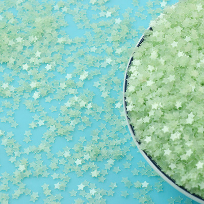 20g Svježe prozirne mat zvijezde Srce Rasuti šljokice Svjetlucave Paillete DIY Nakit za nokte Vjenčane dekoracije Konfeti 3 mm