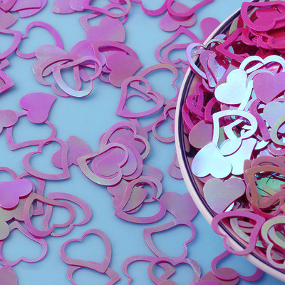 20g/partija 13x14mm sirds formas PVC vaļīgi vizuļi Glitter Pailletes nagu mākslas manikīram šūšanas kāzu dekorācijas konfeti DIY