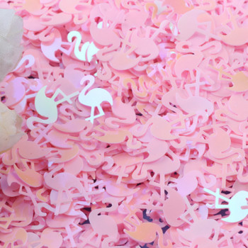 20g 15mm фламинго блестящи пайети за занаяти Направи си сам шиене на пайети Nail Arts Маникюр пайети Сватба Коледен декор Конфети